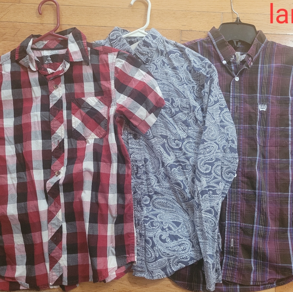 Cinch Red Plaid Kids Button Down Shirt